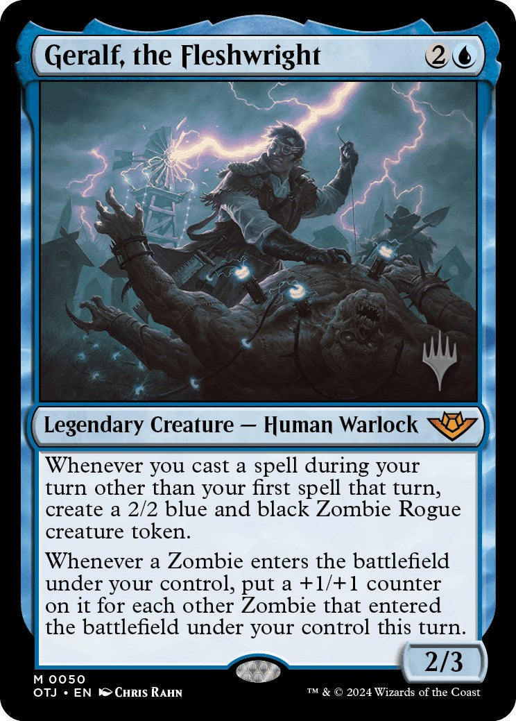 Geralf, the Fleshwright (Promo Pack) [Outlaws of Thunder Junction Promos] [Foil]