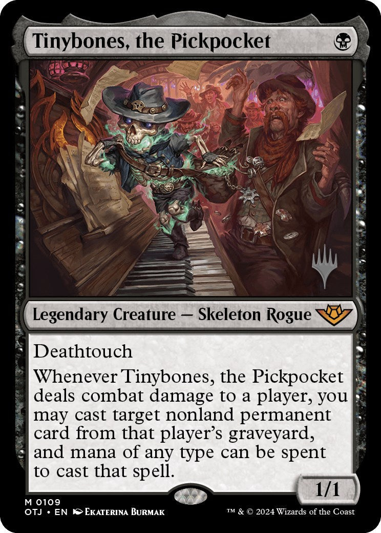 Tinybones, the Pickpocket (Promo Pack) [Outlaws of Thunder Junction Promos] [Foil]
