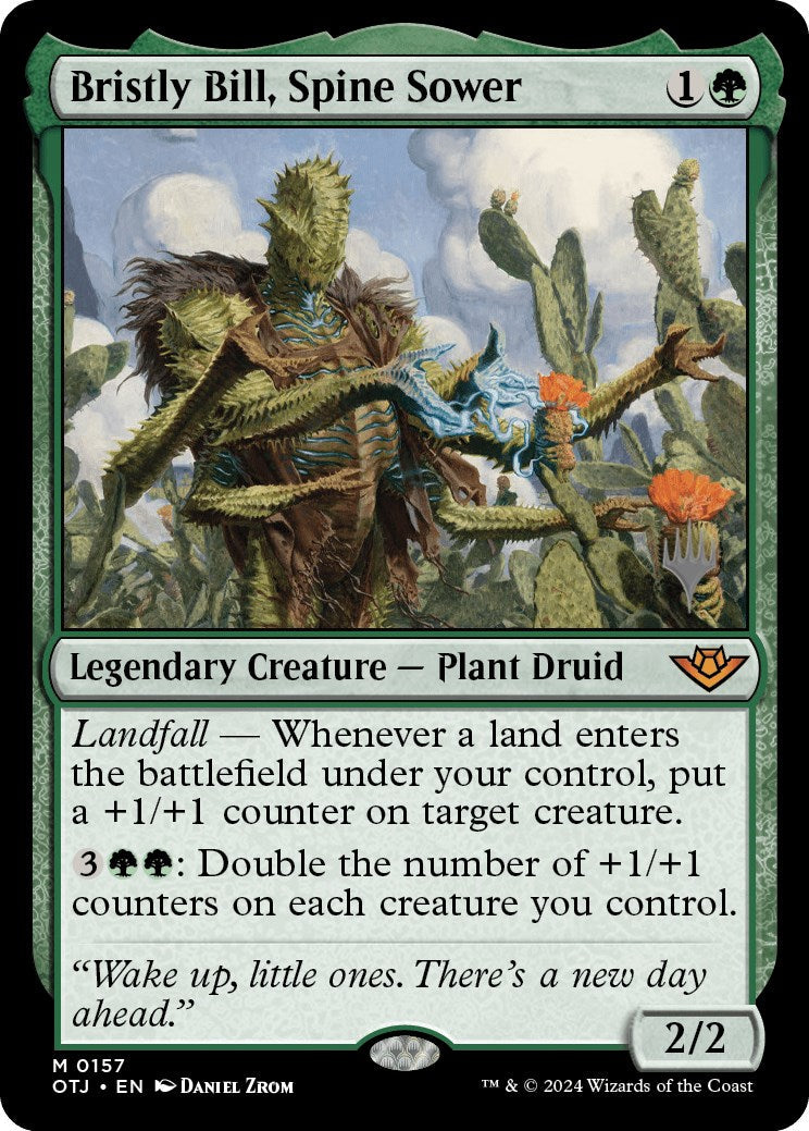 Bristly Bill, Spine Sower (Promo Pack) [Outlaws of Thunder Junction Promos] [Foil]