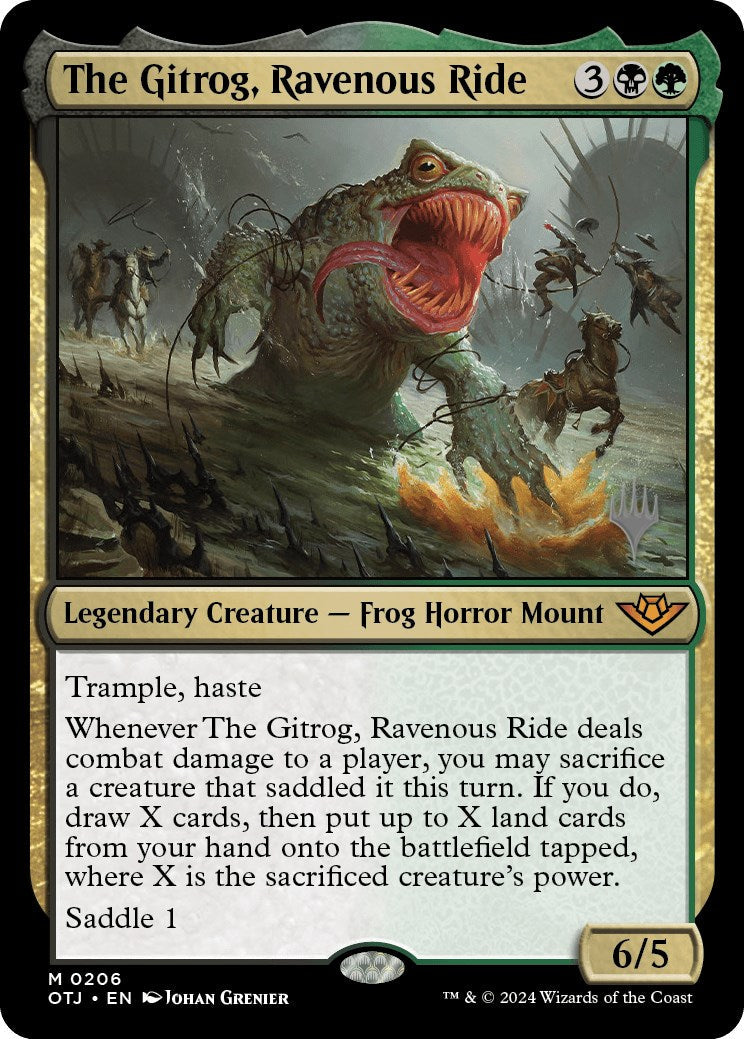The Gitrog, Ravenous Ride (Promo Pack) [Outlaws of Thunder Junction Promos] [Foil]