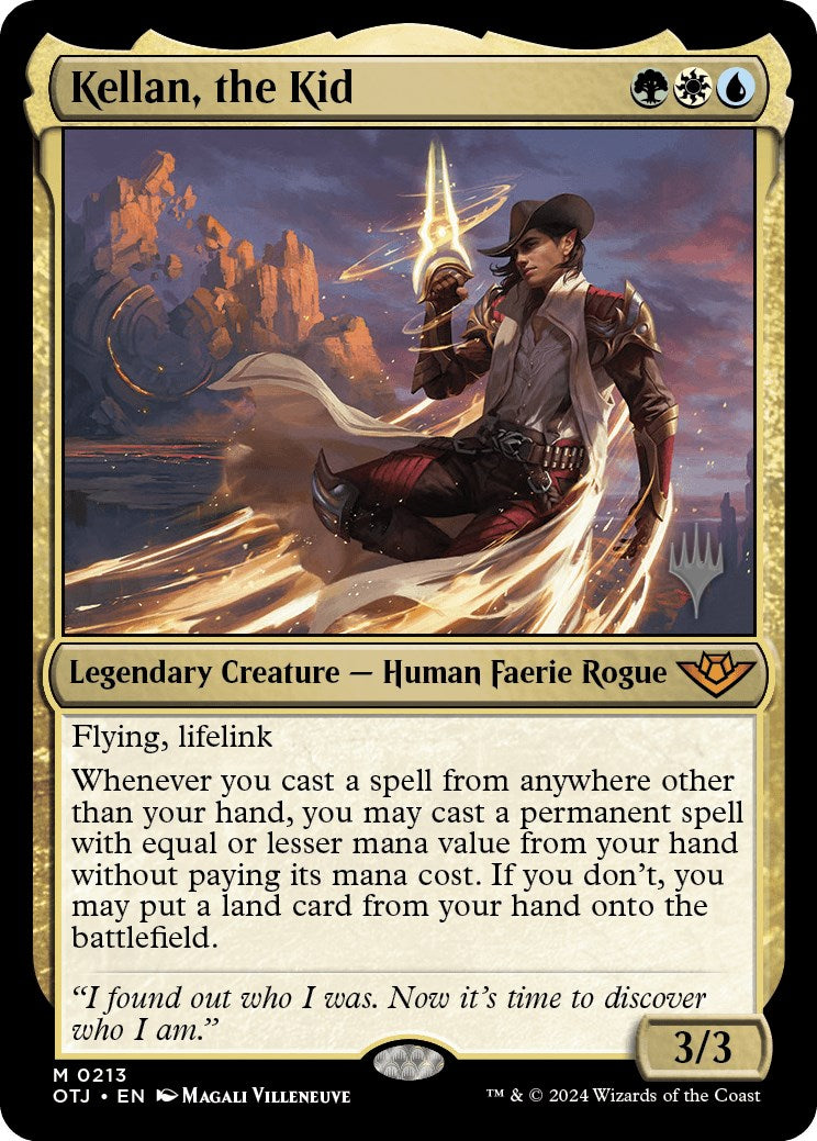 Kellan, the Kid (Promo Pack) [Outlaws of Thunder Junction Promos] [Foil]