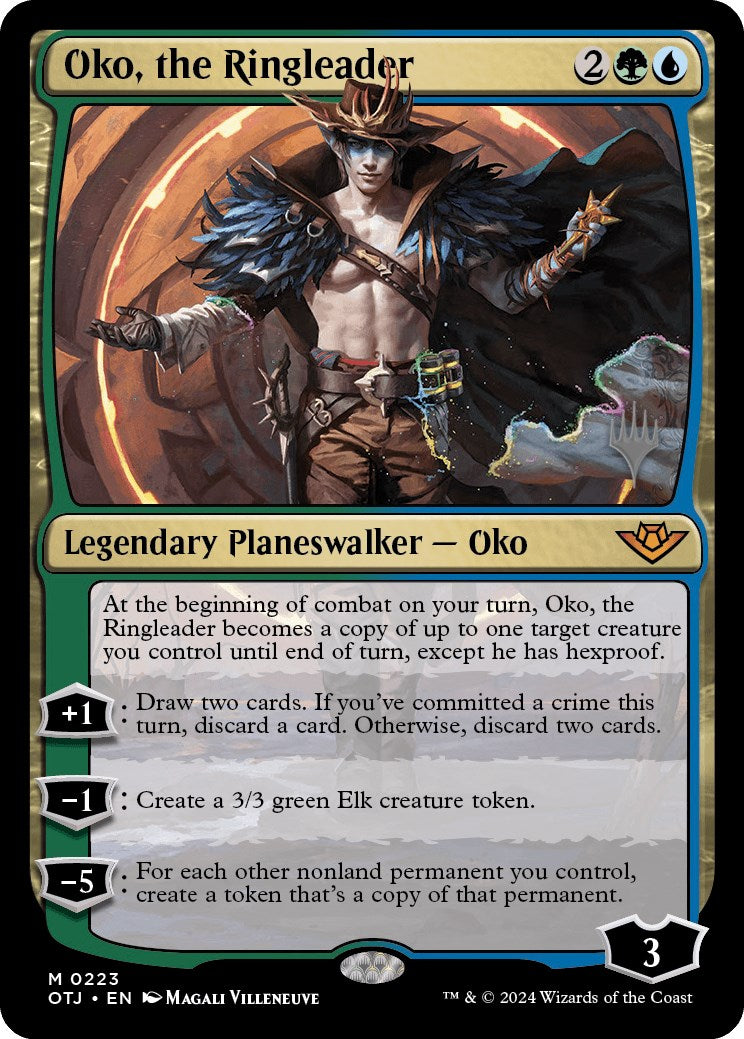 Oko, the Ringleader (Promo Pack) [Outlaws of Thunder Junction Promos] [Foil]