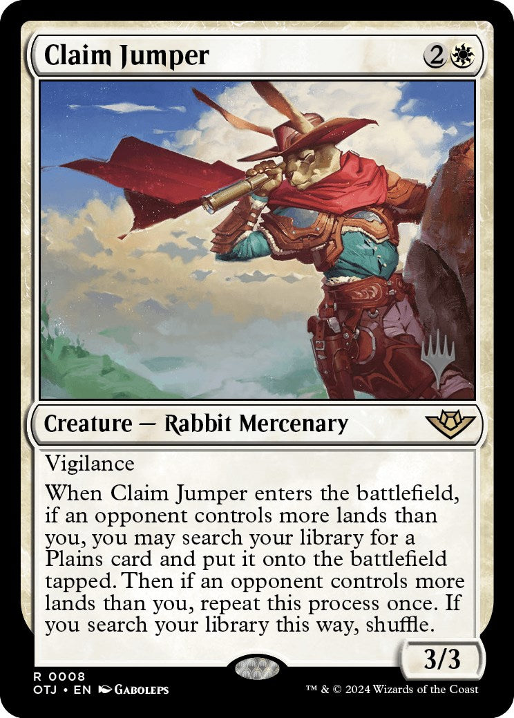 Claim Jumper (Promo Pack) [Outlaws of Thunder Junction Promos] [Foil]