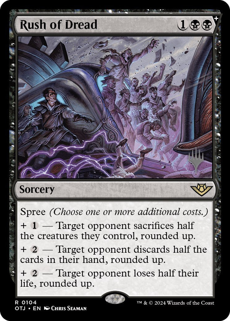Rush of Dread (Promo Pack) [Outlaws of Thunder Junction Promos] [Foil]