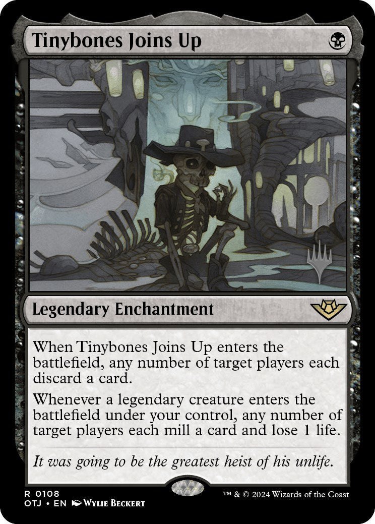 Tinybones Joins Up (Promo Pack) [Outlaws of Thunder Junction Promos] [Foil]