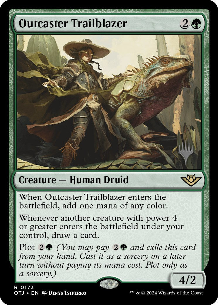 Outcaster Trailblazer (Promo Pack) [Outlaws of Thunder Junction Promos] [Foil]