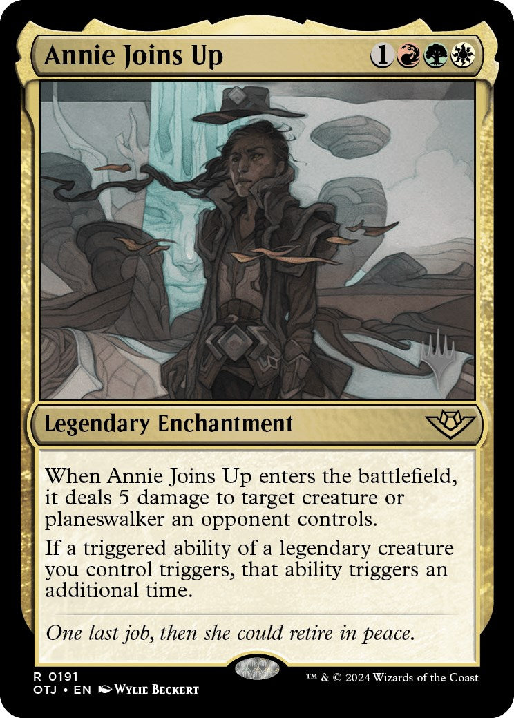 Annie Joins Up (Promo Pack) [Outlaws of Thunder Junction Promos] [Foil]