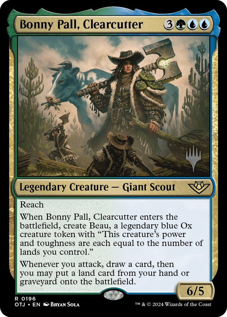 Bonny Pall, Clearcutter (Promo Pack) [Outlaws of Thunder Junction Promos] [Foil]