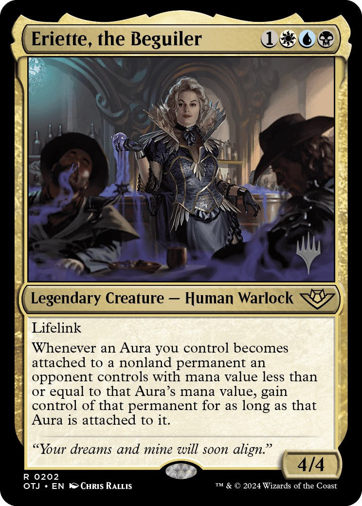 Eriette, the Beguiler (Promo Pack) [Outlaws of Thunder Junction Promos] [Foil]