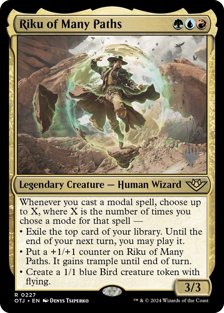 Riku of Many Paths (Promo Pack) [Outlaws of Thunder Junction Promos] [Foil]