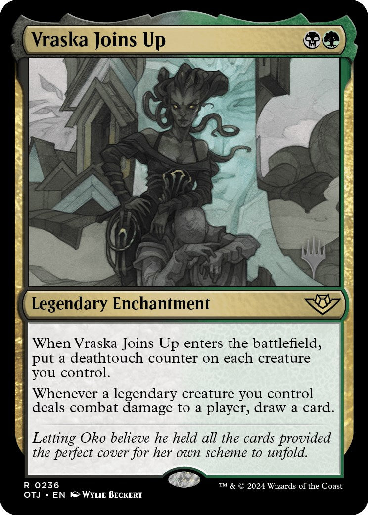 Vraska Joins Up (Promo Pack) [Outlaws of Thunder Junction Promos] [Foil]