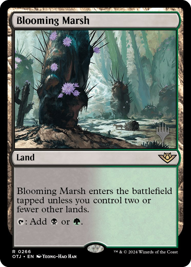 Blooming Marsh (Promo Pack) [Outlaws of Thunder Junction Promos] [Foil]