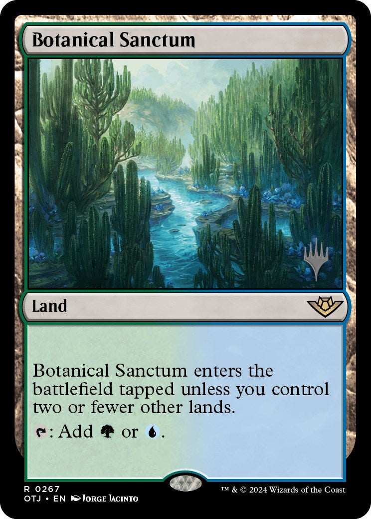 Botanical Sanctum (Promo Pack) [Outlaws of Thunder Junction Promos] [Foil]