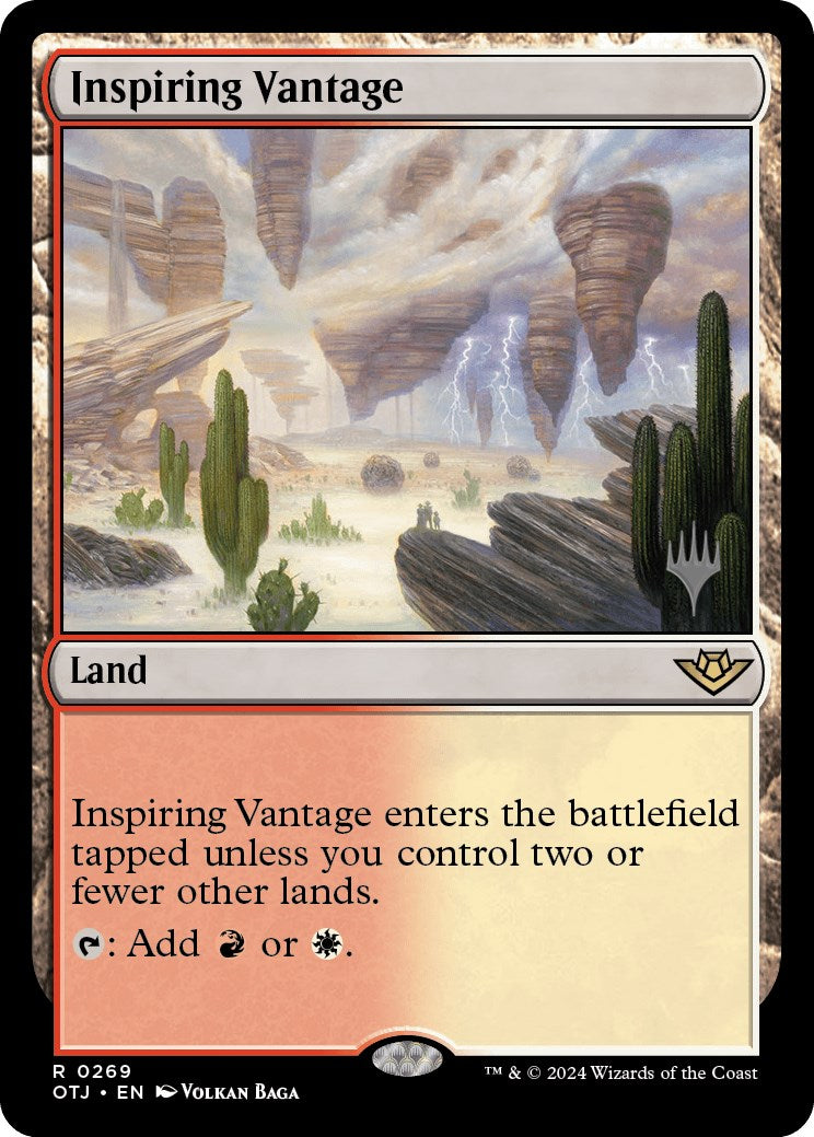 Inspiring Vantage (Promo Pack) [Outlaws of Thunder Junction Promos] [Foil]