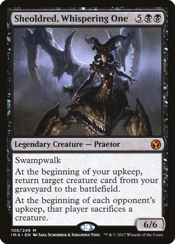 Sheoldred, Whispering One [Iconic Masters] [Foil]