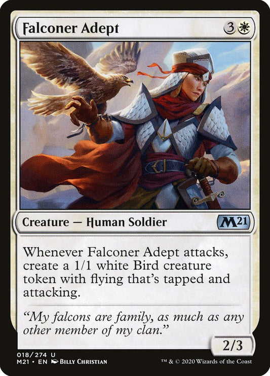 Falconer Adept [Core Set 2021] [Foil]