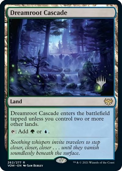 Dreamroot Cascade (Promo Pack) [Innistrad: Crimson Vow Promos] [Foil]