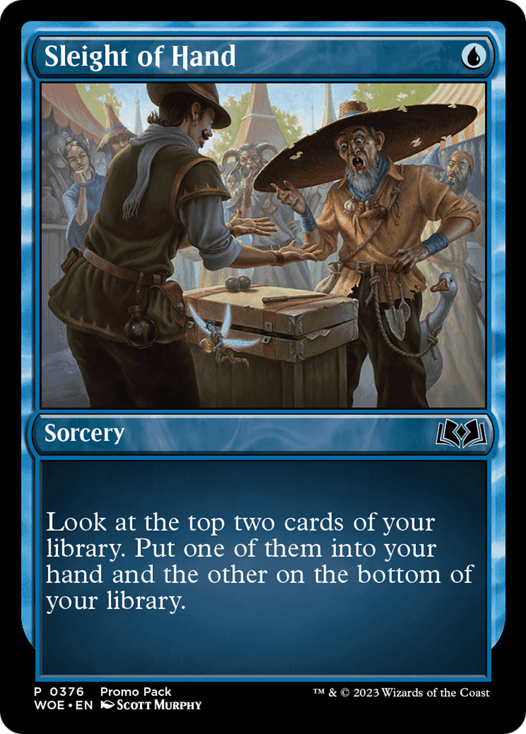 Sleight of Hand (Promo Pack) [Wilds of Eldraine Promos] [Foil]