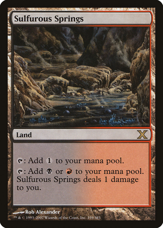 Sulfurous Springs [Tenth Edition] [Foil]
