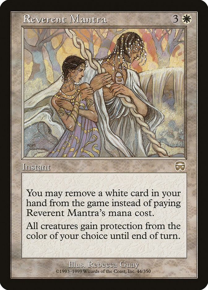 Reverent Mantra [Mercadian Masques] [Foil]