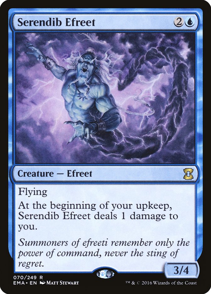Serendib Efreet [Eternal Masters] [Foil]