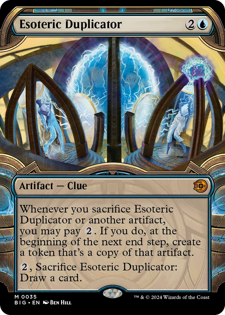 Esoteric Duplicator (Showcase) [Outlaws of Thunder Junction: The Big Score] [Foil]