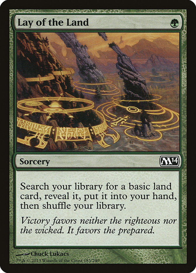 Lay of the Land [Core Set 2014] [Foil]