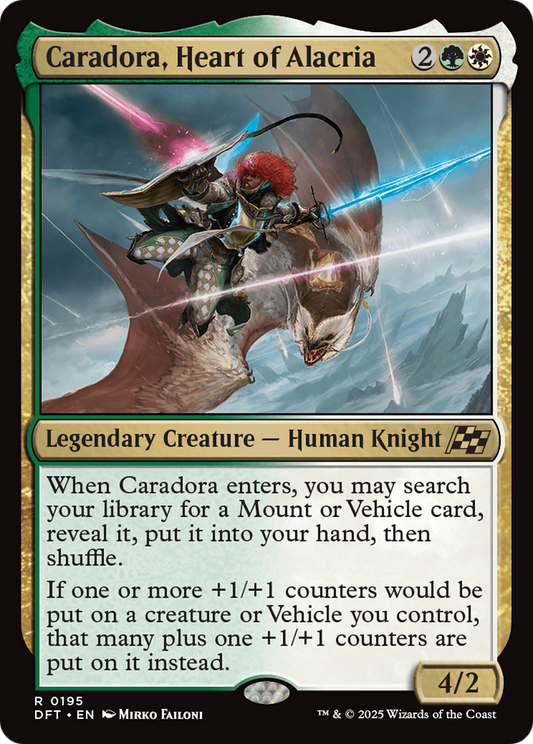 Caradora, Heart of Alacria [Aetherdrift] [Foil]