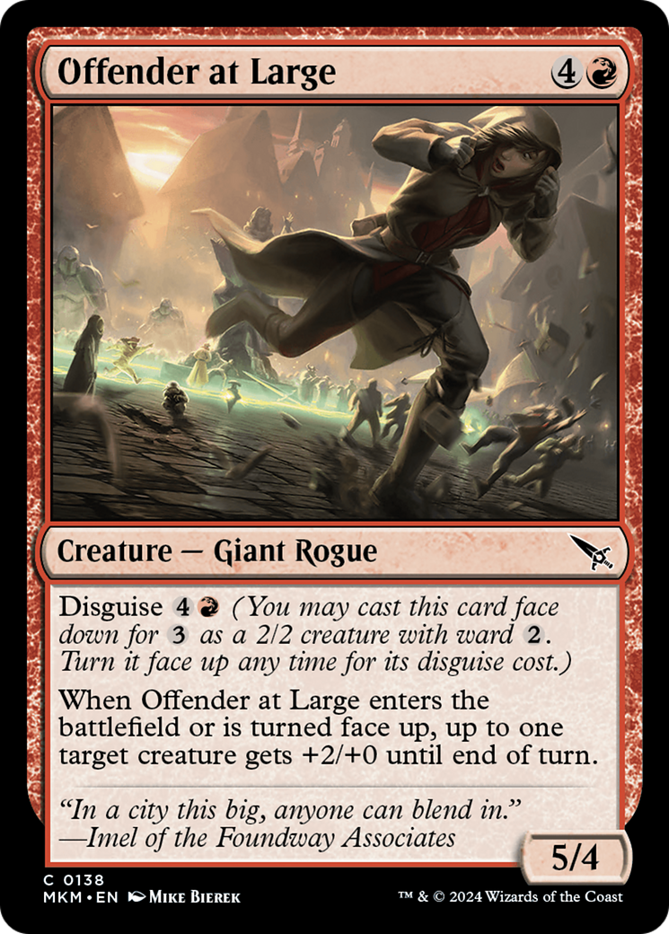 Offender at Large [Murders at Karlov Manor] [Foil]