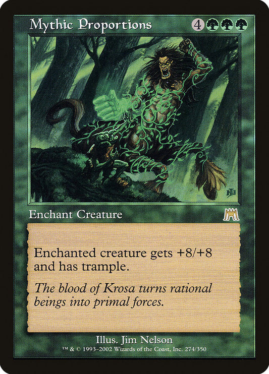 Mythic Proportions [Onslaught] [Foil]