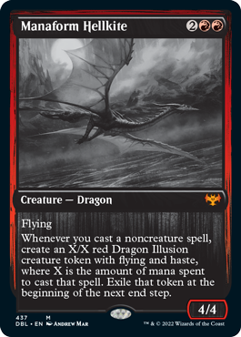 Manaform Hellkite [Innistrad: Double Feature] [Foil]