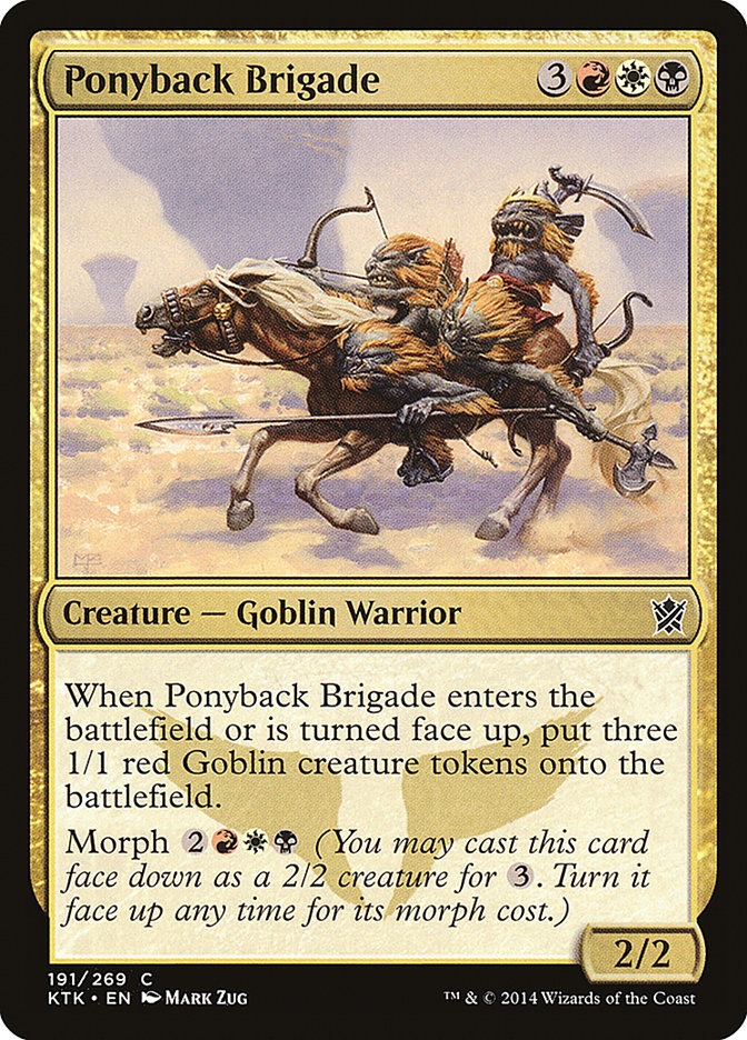 Ponyback Brigade [Khans of Tarkir] [Foil]