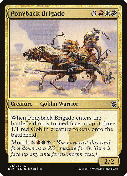 Ponyback Brigade [Khans of Tarkir] [Foil]