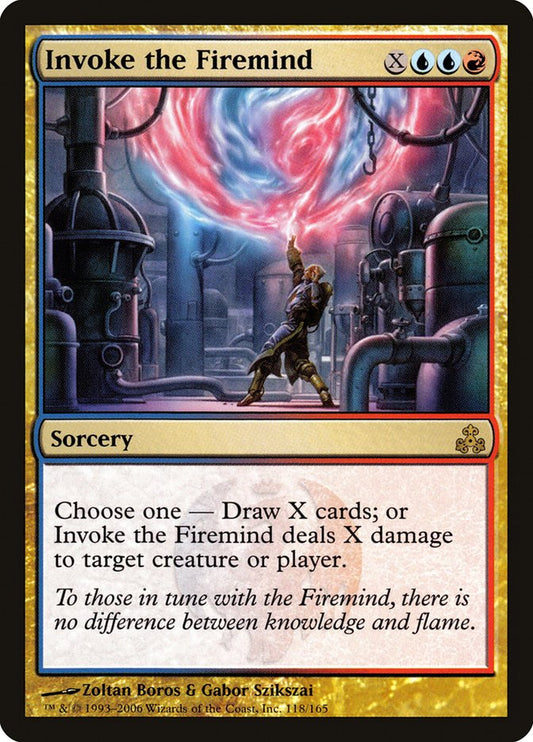 Invoke the Firemind [Guildpact] [Foil]
