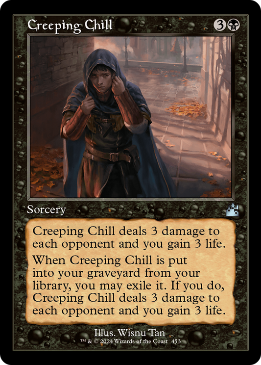 Creeping Chill (Retro Frame) [Ravnica Remastered] [Foil]