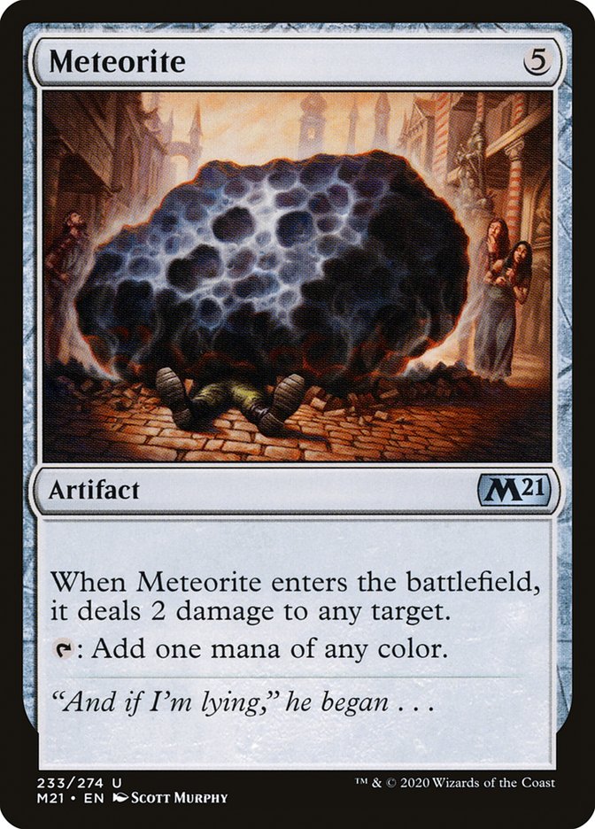 Meteorite [Core Set 2021] [Foil]