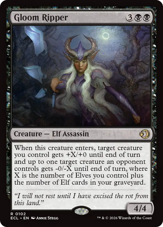 Gloom Ripper [Lorwyn Eclipsed] [Foil]