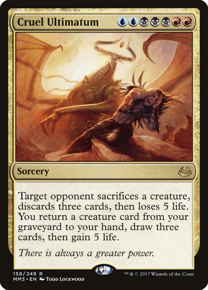 Cruel Ultimatum [Modern Masters 2017] [Foil]