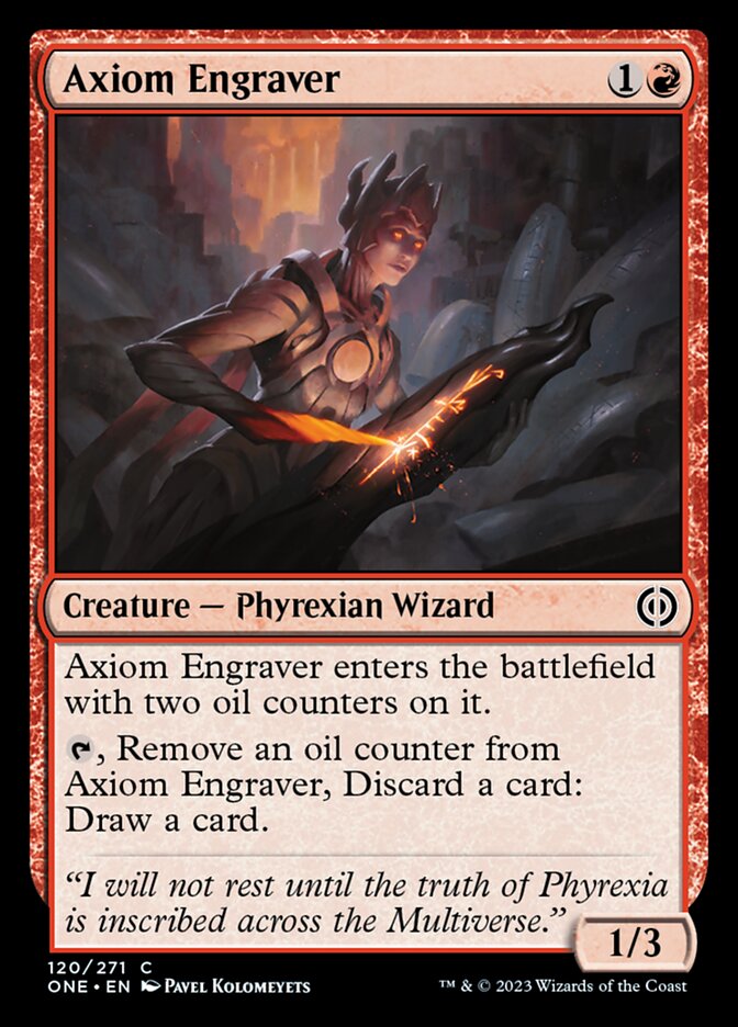Axiom Engraver [Phyrexia: All Will Be One] [Foil]