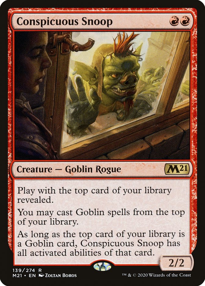 Conspicuous Snoop [Core Set 2021] [Foil]