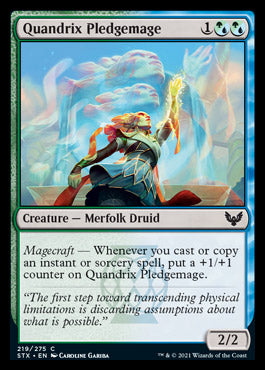 Quandrix Pledgemage [Strixhaven: School of Mages] [Foil]