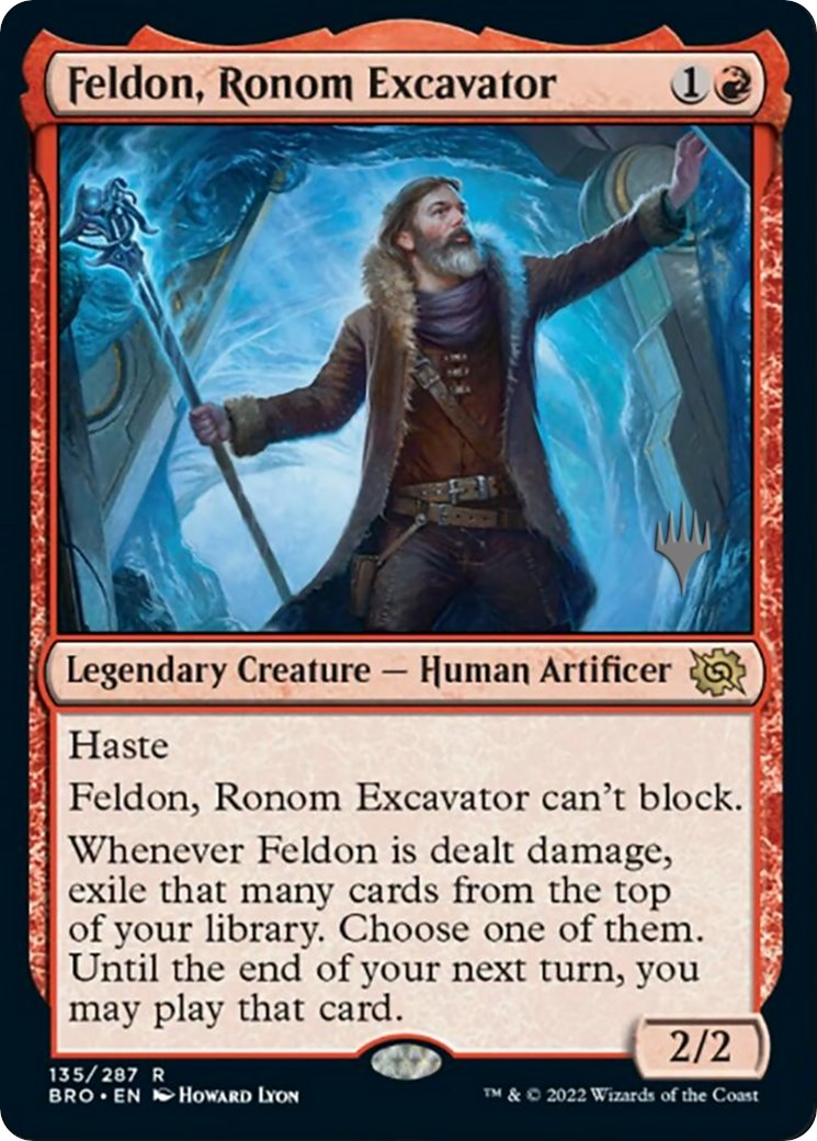 Feldon, Ronom Excavator (Promo Pack) [The Brothers' War Promos] [Foil]