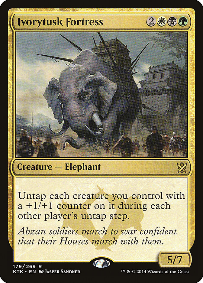 Ivorytusk Fortress [Khans of Tarkir] [Foil]