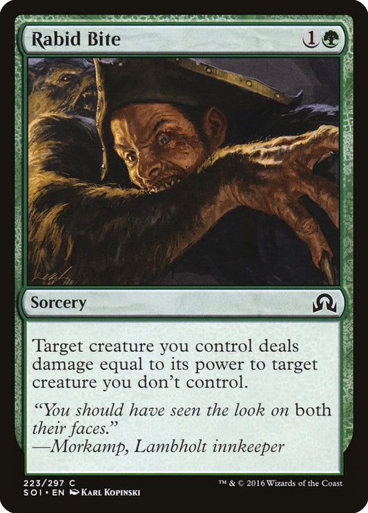 Rabid Bite [Shadows over Innistrad] [Foil]