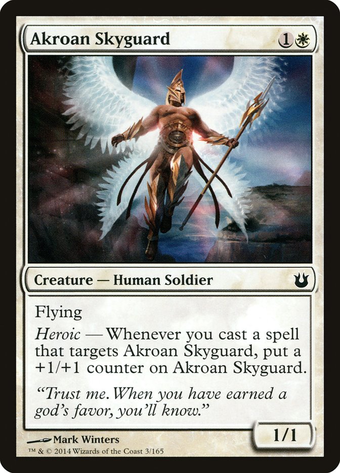 Akroan Skyguard [Born of the Gods] [Foil]