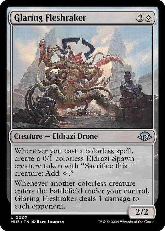 Glaring Fleshraker [Modern Horizons 3] [Foil]