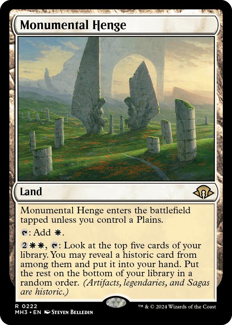 Monumental Henge [Modern Horizons 3] [Foil]