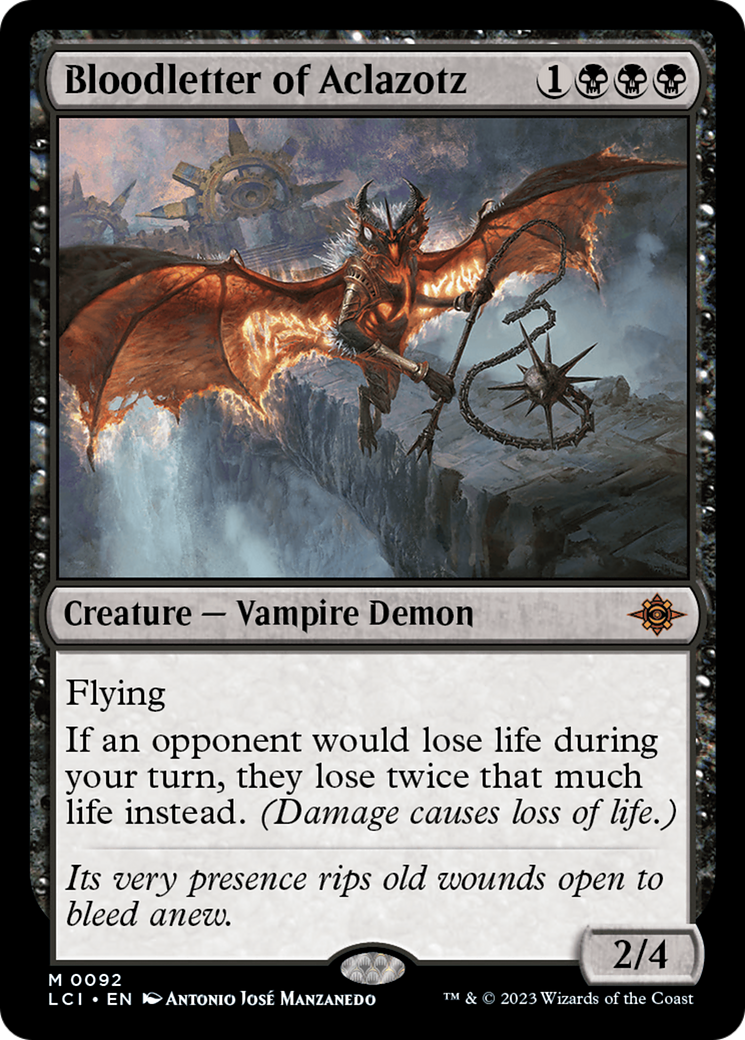 Bloodletter of Aclazotz [The Lost Caverns of Ixalan] [Foil]