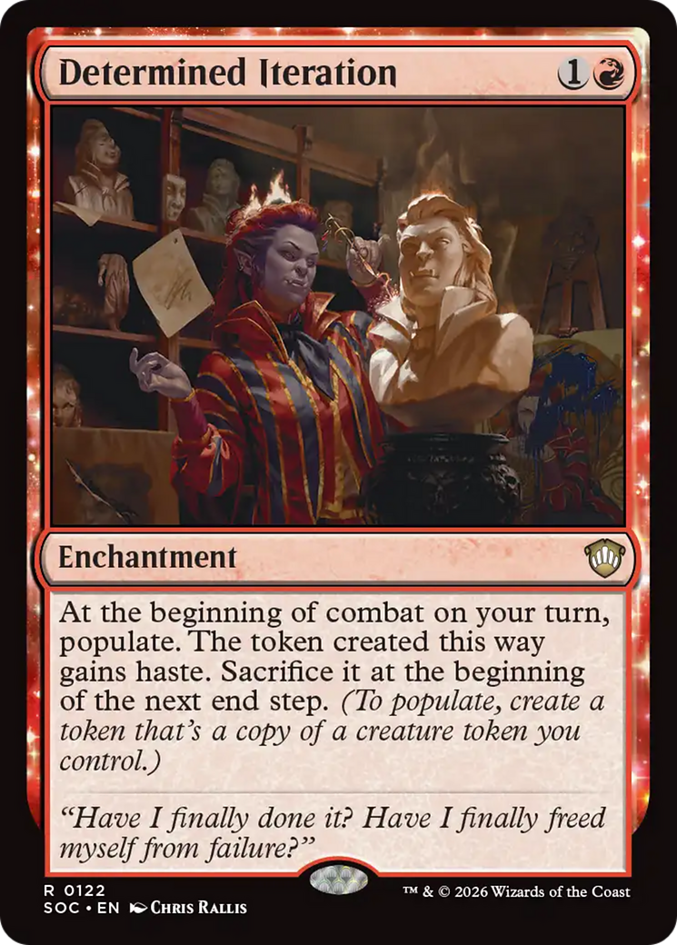Determined Iteration [Secrets of Strixhaven Commander] [Foil]