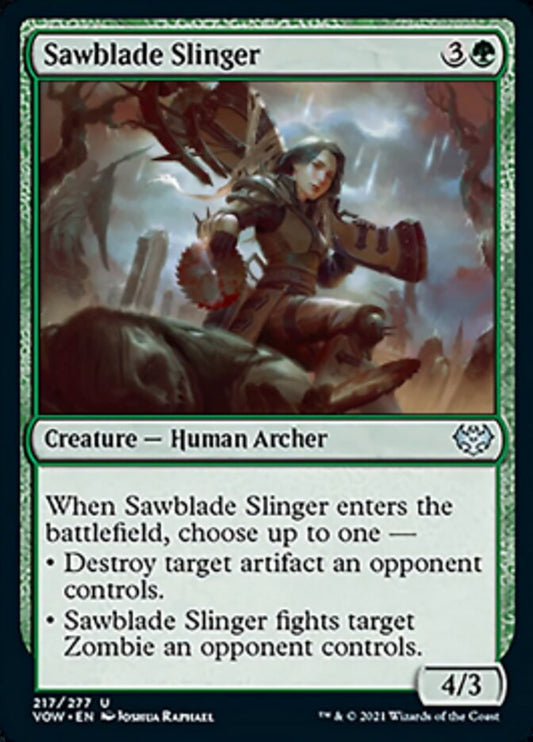Sawblade Slinger [Innistrad: Crimson Vow] [Foil]